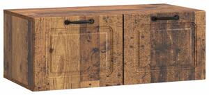 Fali TV szekrény Antik Fa 78,5 x 41 x 30 cm Szerelt Fa