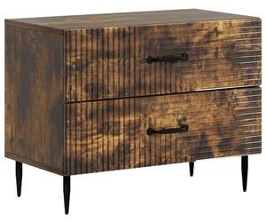 Éjjeliszekrény Füstös Tölgy 62 x 34,5 x 47,5 cm Szerelt Fa
