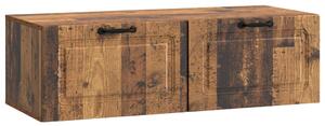 Fali TV szekrény Antik Fa 98 x 41 x 30 cm Szerelt Fa