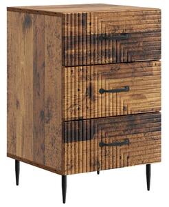 Éjjeliszekrény fiókkal Antik Fa 43 x 41 x 66,5 cm Szerelt Fa