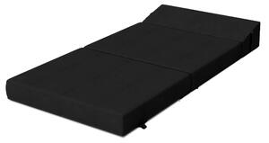 Összehajtható matrac 70x200 - fekete
