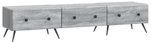 TV szekrény fiókkal Szürke Sonoma 147 x 34,5 x 30 cm Szerelt Fa