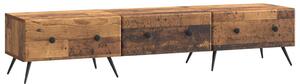 TV szekrény fiókkal Antik Fa 147 x 34,5 x 30 cm Szerelt Fa