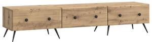 TV szekrény Kézműves Tölgy 147 x 34,5 x 30 cm Szerelt Fa