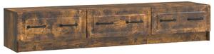 TV szekrény fiókkal Füstös Tölgy 147 x 34,5 x 27 cm Szerelt Fa
