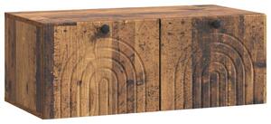 Fali TV szekrény Antik Fa 78,5 x 41 x 30 cm Szerelt Fa