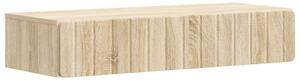 Fali oldaltábla Sonoma Tölgy 87,5 x 34,5 x 17 cm Szerelt Fa