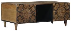 Dohányzóasztal Barna 100 x 54 x 40 cm Tömör Mangófát