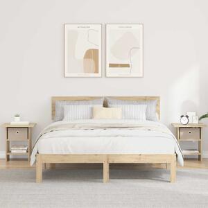 Éjjeli asztal 2 pcs Sonoma tölgy 41 x 40 x 45 cm Faanyag