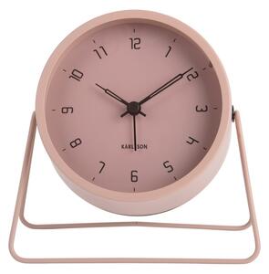 Karlsson 5952PI design ébresztőóra 13 cm, rózsaszín