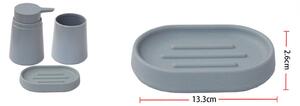 SZAPPANTARTÓ PP 13,3X2,6CM SZÜRKE