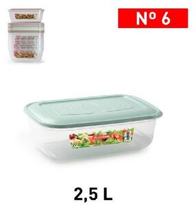 ÉTELTÁROLÓ DOBOZ SZÖGLETES MŰA. 2,5L