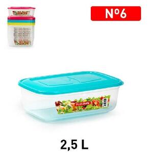 ÉTELTÁROLÓ DOBOZ SZÖGLETES MŰA. 2,5L