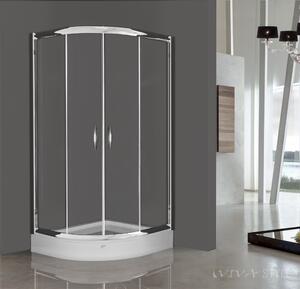 Vela Banyo TMP zuhanykabin - 80 ÍVES - 5 mm víztiszta vízlepergető üveggel - 80 x 80 x 190 cm