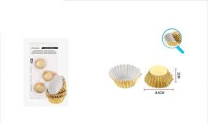 MUFFIN FORMA PAPÍR ARANY 6CM 60DB/CSOM