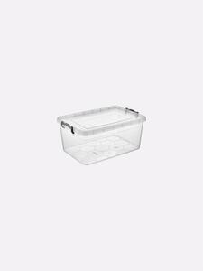 TÁROLÓDOBOZ SZÖGL. MŰA. PATENTZÁRAS TETŐVEL VÍZT. 1,75L "ECO" 10,5*14,2*22CM
