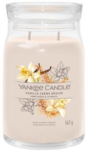 Nagy illatos gyertya Yankee Candle Vanilla Crème Brûlée Signature