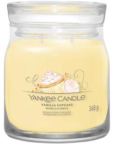 Közepes illatú gyertya Yankee Candle Vanília Cupcake Signature