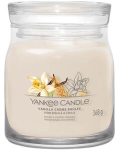Közepes illatú gyertya Yankee Candle Crème Brûlée Signature