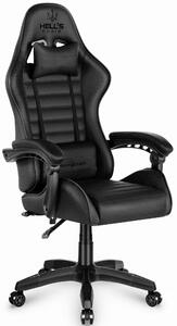 Hells Hell's Chair játékszék HC-1003 fekete szövet