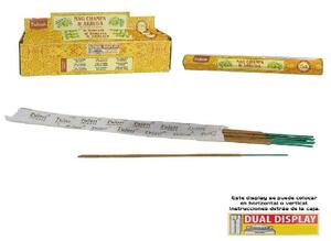 FÜSTÖLŐ NAG CHAMPA (VIRÁGOS INDIAI ILLAT) ÉS ARRUDA (FRISS GYÓGYNÖVÉNYES ILLAT)