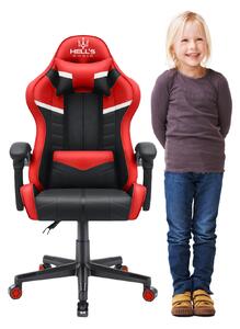 Hells Játékszék gyerekeknek Hell's Chair HC-1004 KIDS RED