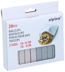 TASAKZÁRÓ CSIPESZ 20DB-OS 11,5X1,5X1,5 CM MŰA., ALPINA