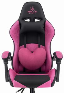 Hells Játékszék Hell's Chair Rainbow Pink Black Mesh