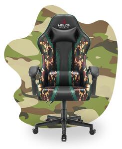Hells Gyerek játékszék Hell's Chair HC-1005 Battle KIDS Camo Military