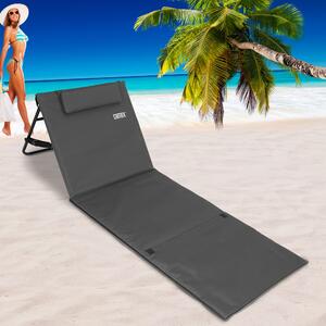 Detex® Strandszőnyeg háttámlával - antracit