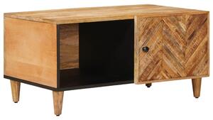 Dohányzóasztal Barna 80 x 50 x 40 cm Tömör Mangófát