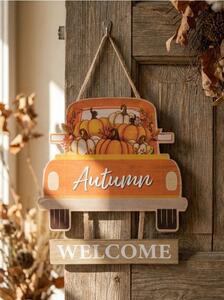Sinsay - Fali dekoráció – autó „Autumn Welcome” felirattal - többszínű