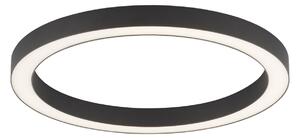 Mennyezeti Lámpa PURE, PURE Lines Round, dimmable, Fekete, Nappali, Fém, Modern