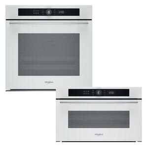 Whirlpool WOI5S8PM2SWA Beépíthető sütő + Whirlpool WMD54MW Beépíthető mikrohullámú sütő, fehér