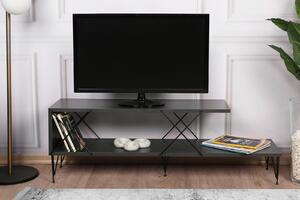 Street TV-állvány, antracit, 120 cm
