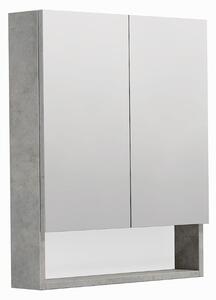 Tükörszekrény SAT Cubeway 60x14x72 cm laminált beton GALCU60BE