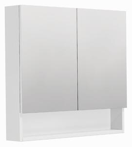 Tükörszekrény SAT Cubeway 14x72 cm laminált fehér fényű GALCU80BL