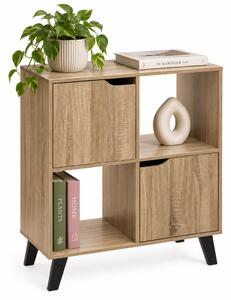 Komód 2db ajtóval és polccal - 68x80cm sonoma tölgy - Intenso Home