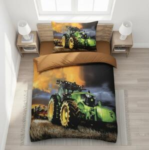 3D mikroszatén ágynemű TRACTOR FORCE színes Ágyneműhuzat mérete: 70 x 90 cm | 140 x 200 cm