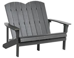 Kerti pad ADIRONDACK 125 cm Sötétszürke