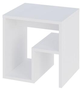 Bon dohányzóasztal, fehér, 40 cm