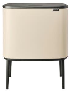 Brabantia Bo Touch 3 x 11 literes érintőfedeles fém szemetes - Bézs