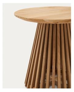 Irune teakfa tárolóasztal, ø 50 cm - Kave Home