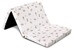 LORELLI Classic összehajtható matrac 60x120x5 - bear and pillow