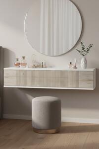 Corsa komód, fehér-travertin, 120 cm – TR555CHM1612