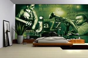 Jazz poszter, fotótapéta, Vlies (104 x 70,5 cm)