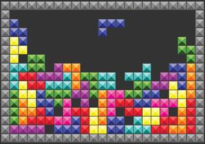 Tetris poszter, fotótapéta, Vlies (104 x 70,5 cm)