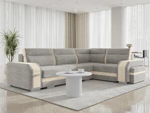 Sarokkanapé Kingsport 117, Kárpit, 90x305x205cm