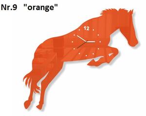 Ló nappali falióra Narancssárga