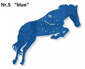 Ló nappali falióra Kék